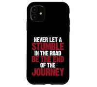 Custodia per iPhone 11 Commozione cerebrale Inciampo Non Fine del Viaggio Commozione cerebrale