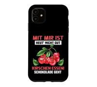 Custodia per iPhone 11 Con me ist ist oggi non buoni ciliegie, il cioccolato si sta