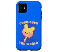 Custodia per iPhone 11 Cone-Quer Il mondo Kawaii Bunny Ice Pop