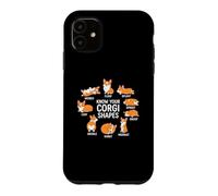 Custodia per iPhone 11 Conosci le tue forme Corgi - Divertente Corgi Papà Corgi Mamma Carino Corgi