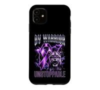 Custodia per iPhone 11 Consapevolezza della violenza domestica Guerriero DV Bootleg inarrestabile