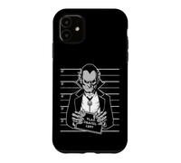 Custodia per iPhone 11 Conte Dracula Mostro Vampiro Foto segnaletica