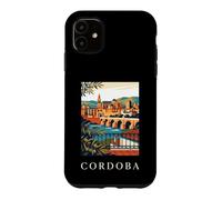 Custodia per iPhone 11 Cordoba Spagna Storico Riverside Architettura Vintage Viaggi