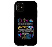 Custodia per iPhone 11 Corecore Glitch in the Simulation Aesthetic Collage