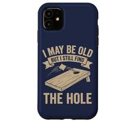 Custodia per iPhone 11 Cornhole Dad Funny Posso essere vecchio ma trovo ancora il buco
