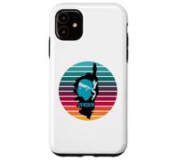 Custodia per iPhone 11 Corsica Isola Francia con testa pirata Corsica