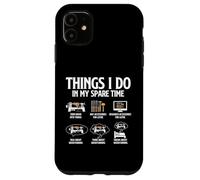 Custodia per iPhone 11 Cose che faccio nel mio tempo libero - Tornio per la lavorazione del legno Tornitura del legno