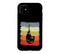 Custodia per iPhone 11 Costolette d'epoca Disegno di bistecca Persona Carne