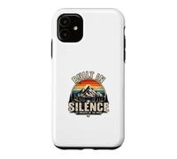 Custodia per iPhone 11 Costruito nel silenzio lascia che il successo sia il rumore
