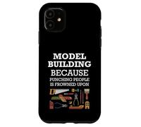 Custodia per iPhone 11 Costruzione di modelli perché prendere a pugni le persone è disapprovato divertente