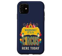 Custodia per iPhone 11 Costume da festa di compleanno "It's A Circus Here Today"