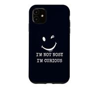 Custodia per iPhone 11 Costume da scherzo umoristico con sarcasmo, non sono un ficcanaso