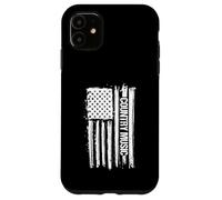 Custodia per iPhone 11 Country Music American Flag Deep South Musical Gift