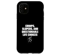 Custodia per iPhone 11 Crimps Slopers e scelte di vita discutibili Divertente Boulderer