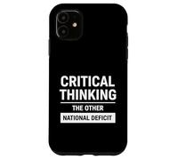 Custodia per iPhone 11 Critical Thinking The Other National Deficit