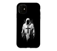 Custodia per iPhone 11 Croce gotica con cappuccio del cavaliere sacro