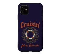 Custodia per iPhone 11 Cruisin' for a Boo-sin 'Halloween Bats Salvagente