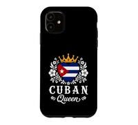 Custodia per iPhone 11 Cuban Queen Cuba Flag Proud Cuban Woman