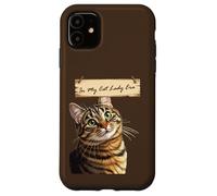 Custodia per iPhone 11 Curioso Tabby Nella Mia Gatta Lady Era