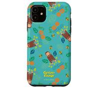 Custodia per iPhone 11 Curious George Let’s Go Wild All Over Print