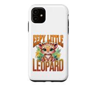 Custodia per iPhone 11 Cute Little Leopard Cub Cute Baby Panther Big Cat