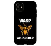 Custodia per iPhone 11 Cute Little wasp Funny Minimalist Simple Whisperer wasp