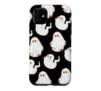 Custodia per iPhone 11 Cute Spooky Ghost Pastel Goth Retro Groovy Halloween Black