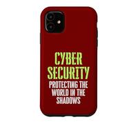 Custodia per iPhone 11 Cyber Security Hacker etico Proteggere il mondo in ombra