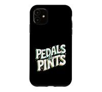 Custodia per iPhone 11 Cyclist Beer Lover Pedals & Pints Bike Brew