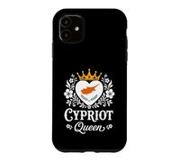 Custodia per iPhone 11 Cypriot Queen Cyprus Flag Proud Cypriot Woman