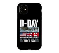 Custodia per iPhone 11 D-Day Normandia Spiagge Francia 6 giugno 1944 Ricordato per sempre