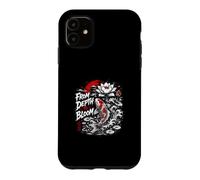 Custodia per iPhone 11 Dalla profondità alla fioritura Koi Fish Lotus Rising
