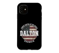 Custodia per iPhone 11 Dalton, Georgia, vendemmia, bandiera americana
