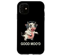 Custodia per iPhone 11 Dancing Mow Music DJ Good Mooh Mood Design