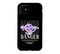 Custodia per iPhone 11 Danger Jack-O-Lantern Retro Cartoon Halloween Zucca Geous