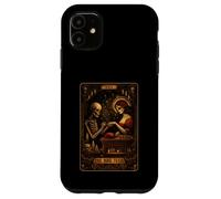 Custodia per iPhone 11 Darkness Skeleton Nail Boss The Nail Techs Life Tarocchi Carta