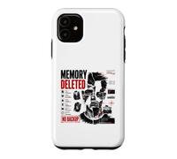Custodia per iPhone 11 Dati cancellati dalla memoria Corrotto Cyber Glitch Dystopian Art