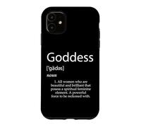 Custodia per iPhone 11 Dea Dea Dea Femminismo Ragazza Egiziano Greco Sole Dea