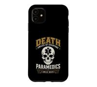 Custodia per iPhone 11 Death Smiles Paramedic EMS Dark Humor Primo soccorritore