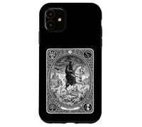 Custodia per iPhone 11 Death Tarot Tee Mayor Arcana, carta della fortuna mistica gotica