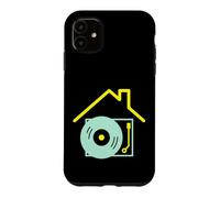 Custodia per iPhone 11 Deejay I Love House Music - House Music DJ Turntable
