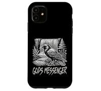 Custodia per iPhone 11 Dei Messaggero Corvo Corvo Scena Gotica