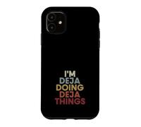 Custodia per iPhone 11 Deja Name Deja Personalized Name First Given