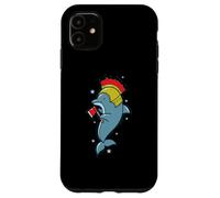 Custodia per iPhone 11 Delfino con Crista e Casco Bush Knight