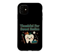 Custodia per iPhone 11 Dentista del Ringraziamento - Grato per dolci sorrisi
