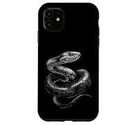 Custodia per iPhone 11 Design con motivo serpente amante degli animali che disegna