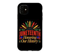 Custodia per iPhone 11 Design per la Celebrazione del Juneteenth