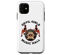 Custodia per iPhone 11 Devil PinUp Girl 1950's Rock Roll Rockabilly Uomo Donna