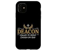 Custodia per iPhone 11 Diacono chiamato a servire scelto da Dio Christian Church
