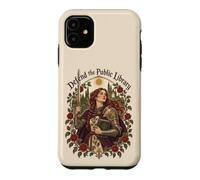 Custodia per iPhone 11 Difendi la lettura degli amanti del libro della biblioteca pubblica